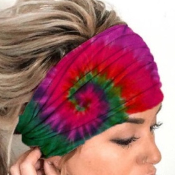 Boutique Accessories - Tie Dye Wide Headband